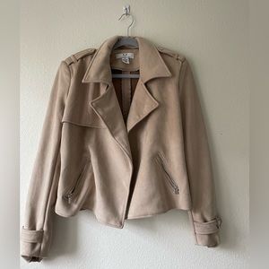 Magaschoni Suede Moto Jacket (M)